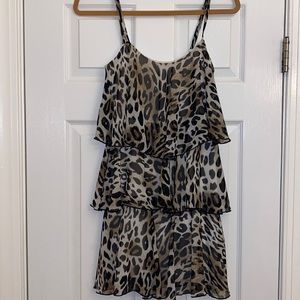 Leopard mini dress sz small